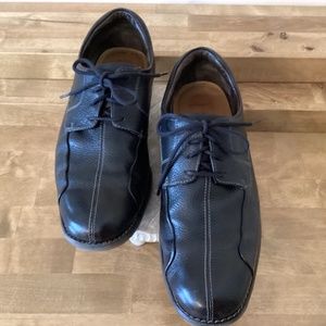 Johnston & Murphy Men’s Black Bicycle Toe Oxfords Size 9.5M